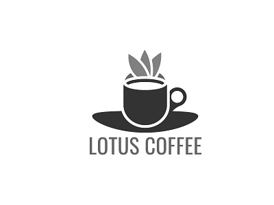 Lotus Coffe coffee logo lotus