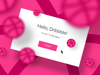 Hello Dribbble debut dribbble hello dribbble hellodribbble invitation ui