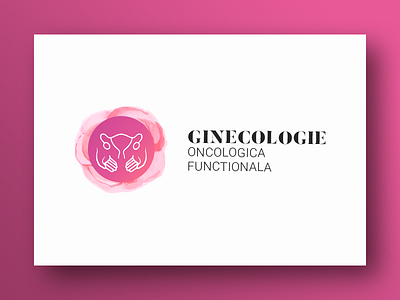 Gynecology Clinic Logo clinic gynecology logo pink