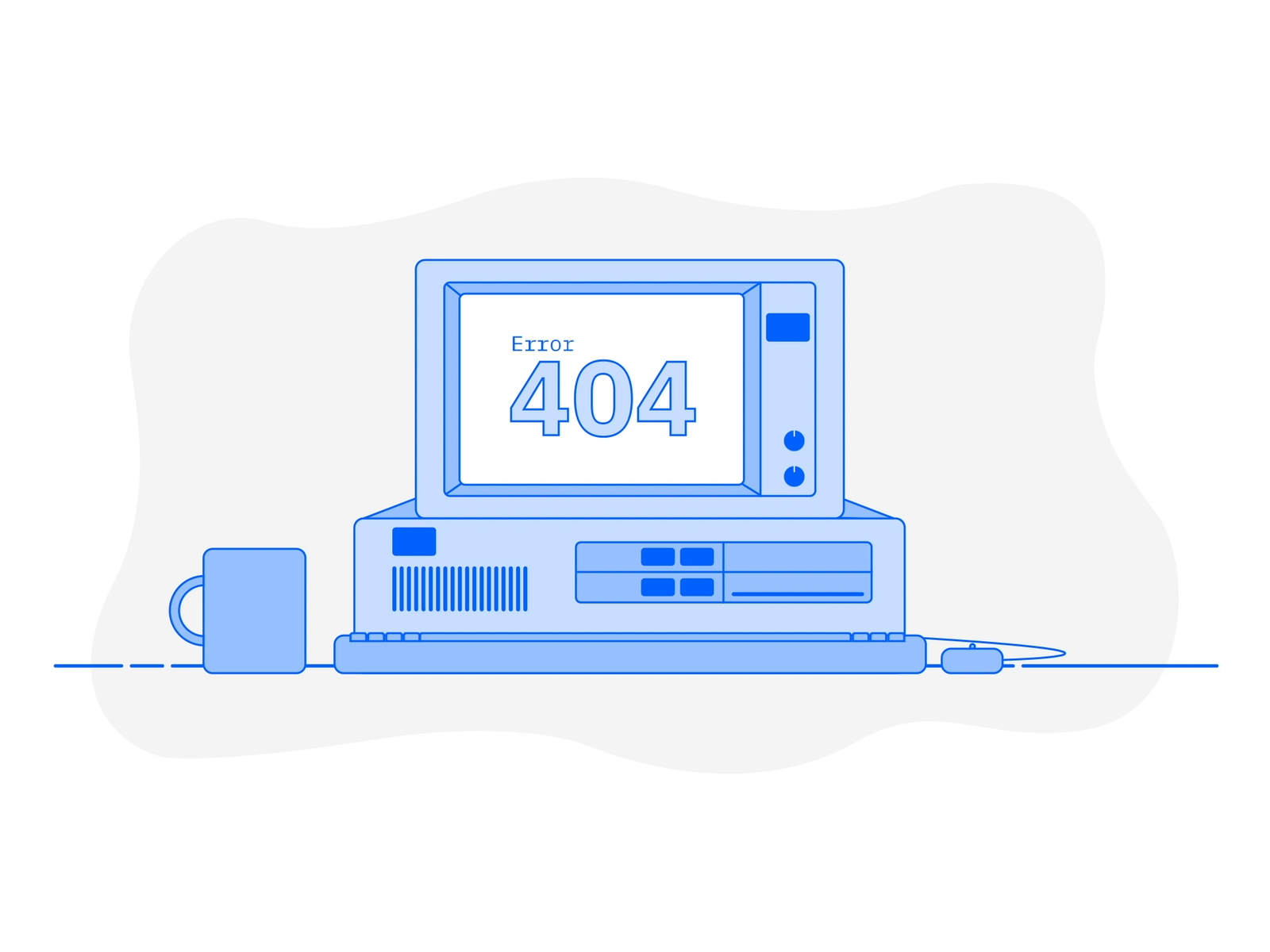 Error 404 Animated Illustration