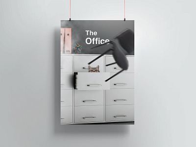 The Office - Poster branding cartaz comedy design fanart graphic design humor landing page photo manipulation poster series the office tv wallpaper