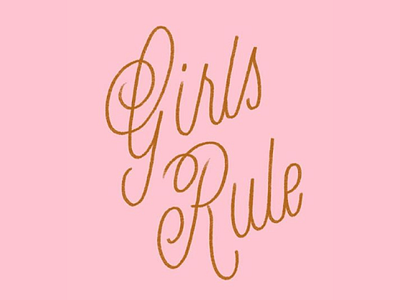 Girls Rule 1960s color theory colortheory hand lettering handlettering illustration ipad lettering lettering monoline monoline script monolinescript pattern design pink popart procreate script script lettering typogaphy typography vintage