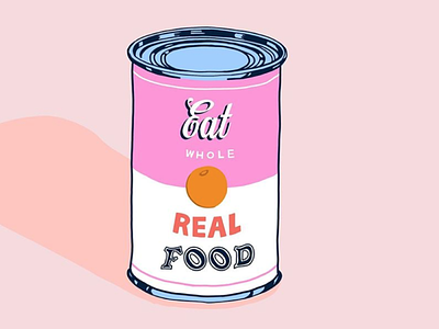 Eat Real Food 1960s color theory colortheory design food hand lettering handlettering illustration ipad lettering lettering monoline monoline script pattern design pink popart procreate script typogaphy typography vintage
