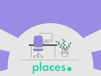 Places. 2d explainer video 2d animation explainer flat motion graphics motiondesign service vector