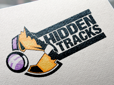 Hidden Tracks logo art brand brand identity branding design graphic graphic design icon illustration logo logo design symbol typography