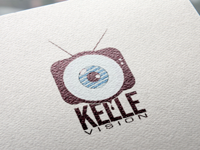 Kellevision logo art artist brand brand identity graphic graphic designer graphics illustration logo logo design logo designer