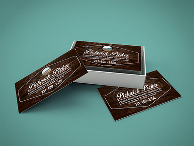 Pickwick Pickers Business Card brand brand identity branding business card design graphic graphic design print print design product product design