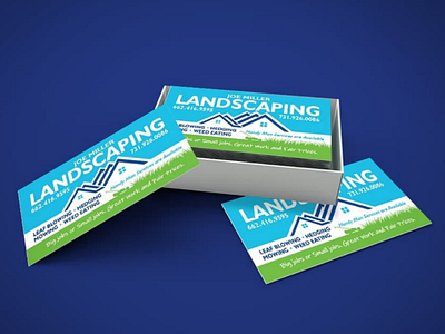 Joe Miller Landscaping business card