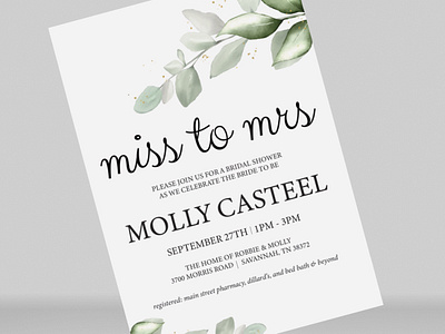 Bridal Shower Invitation