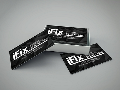 iFix business card brand brand identity branding business card graphic design graphic designer print print design production production artist production design