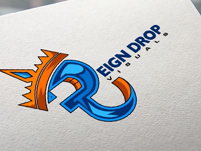 Reign Drop Visuals logo brand brand design brand identity branding graphic graphic art graphic artist graphic design icon illustration logo logo design typography