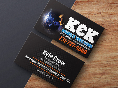 K&K Mobile Welding brand identity branding design graphic art graphic design illustration logo logo design typography