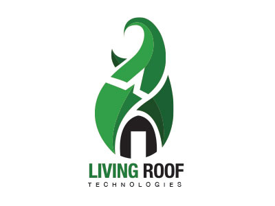 Living Roof Technologies logo graphic art graphic design illustration logo design