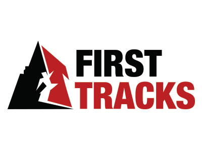 First Tracks logo graphic art graphic design illustration logo design