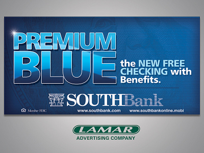 Lamar BB - Southbank billboard design branding graphic design layout design print design