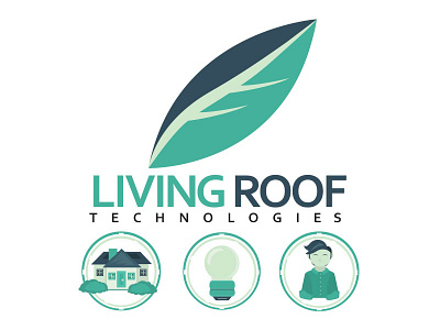 Living Roof Revamp badge digital illustration graphic design illustration sticker