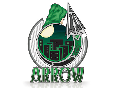 Arrow 2gen design fanart graphic art graphic design green arrow illustration illustrator vector