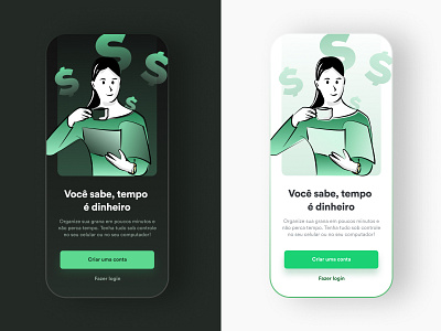 Organizze - money manager (onboarding illustrations)