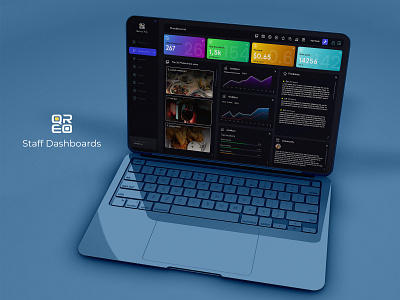 Qreo-Staff Dashboard UI/UX design