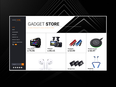 Gadget store - Landing page