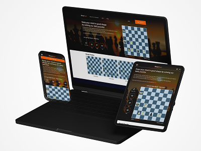 Responsive design Chessmood design ui ux
