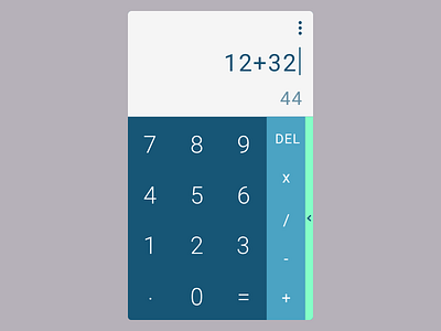 Daily UI Challenge #004 calculator dailyui ui