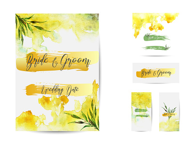 Wedding invitation Water Color animation branding design illustration logo sis typography ui ux vector wedding invitation water color wedding invitation water color