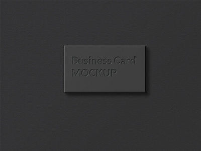 Business Card Mockup brand branding business card card corporate display elegant identity minimal mockup presentation print