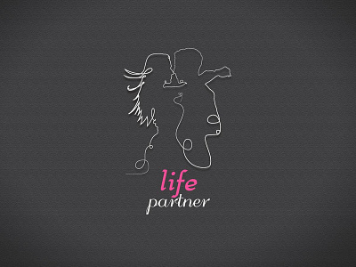 Life Partner One line logo