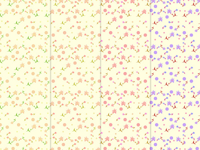 seamless pattern pastel color vector illustration