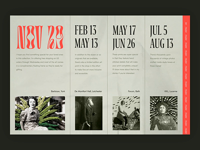 Artist's portfolio site animation branding concept fashion portfolio site promo typography ui ux video web design