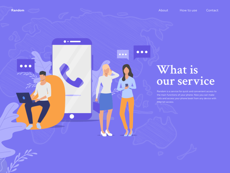 Service presentation concept