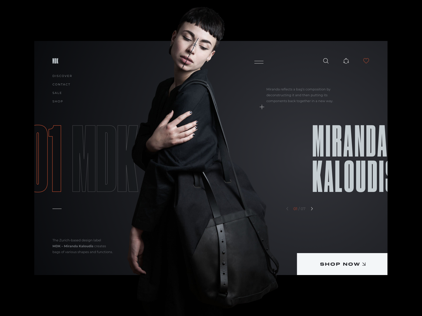 MDK / Home Page by Toma on Dribbble