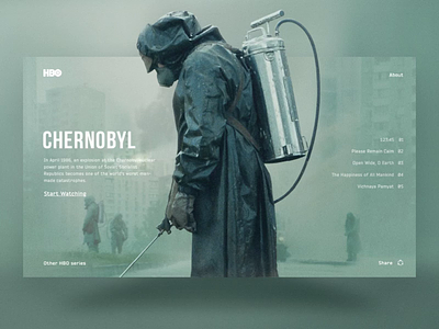 Chernobyl (miniseries) animated animation clean design inspiration minimal sketch type typography ui ux ux ui