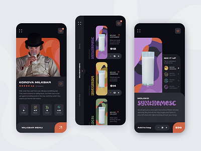 Milkbar Korova App Concept