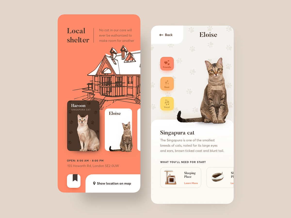 Cat UI UX Web designs, themes, templates and downloadable graphic ...