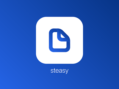 steasy - a student organization app app app store app store icon branding design icon illustration iphone logo minimal organize organized simple student