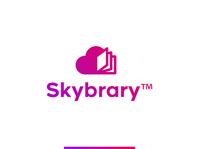 Skybrary - a cloud based reading app app app store app store icon branding design icon identity illustration ios iphone logo minimal organize organized simple type ui ux vector web