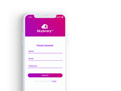 Skybrary - a cloud based reading app