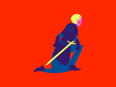 Brienne of Tarth : Knight of the Seven Kingdoms adobe illustrator character design game of thrones girl power hbo illustration lady brienne vector wacom