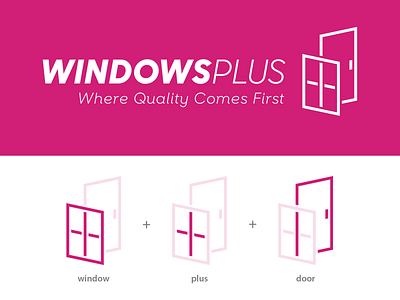 WindowsPlus Branding branding design graphic design logo