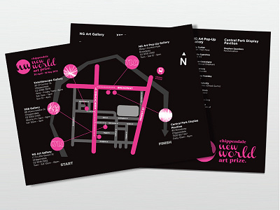 Exhibition Map and Walking Path design map