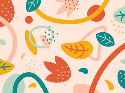 Springtime Pattern illustration organic pattern simplistic spring