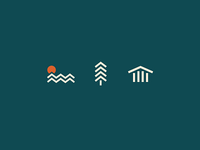 Lake Latoka Icons branding graphic icons illustration lake minimal minnesota simplistic