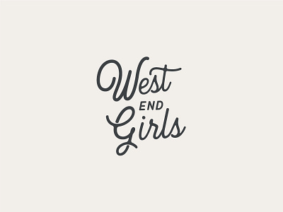 West End Girls end girls minimal type typography west