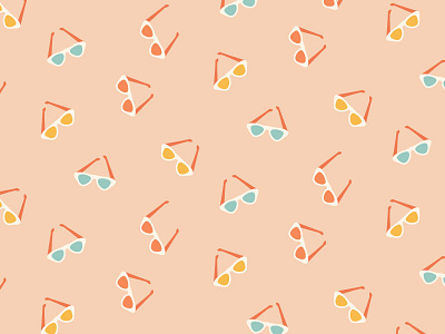 Sunglasses illustration pattern simple summer sunglasses