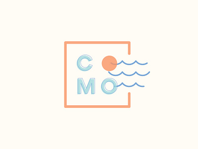 Como Lake como lake logo minnesota typography