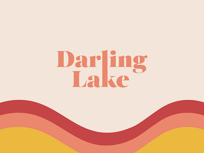 Darling Lake design graphic lake minimal minnesota simple simplistic type typography