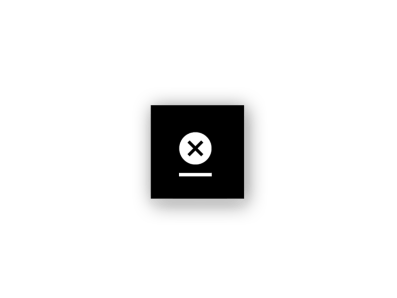 Remove button animated animation black and white button delete gif icon micro interaction motion success ui ux