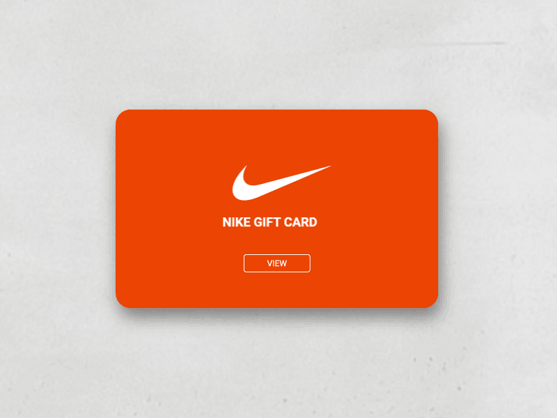 Nike Gift Card by Pierre Leeflang on Dribbble